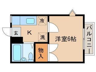 シャンシャインBの物件間取画像